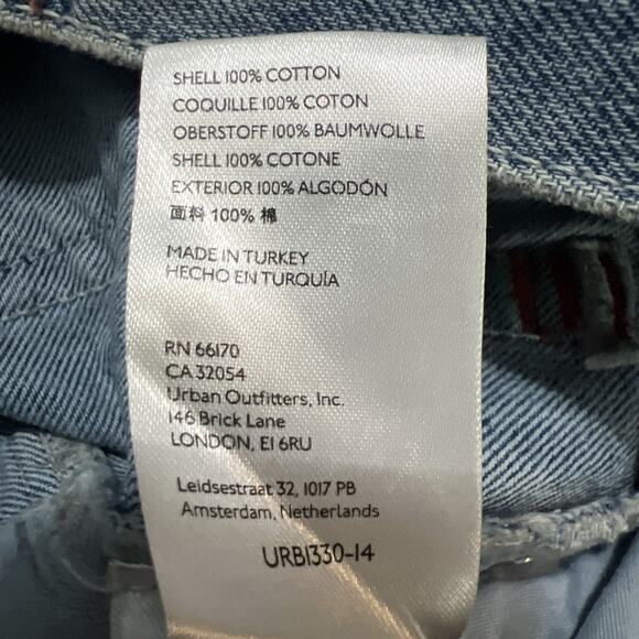 BDG Urban Outfitters High Rise Baggy Jeans Size 24 Distressed Casual 90’s Retro - Picture 12 of 12